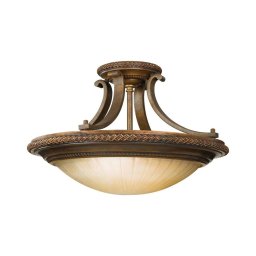 Feiss FE-KELHAM-HALL-SF - Candeeiro integrado KELHAM HALL 2xE27/60W/230V