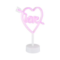 Globo 28066 - Decoração de mesa LED Neon ARMOR LED/2W/3xAA coração