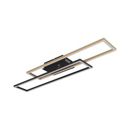 Globo 67208-30G -Iluminação de teto LED DAKARI 30W/230V 3000K 60x80 cm preto/dourado