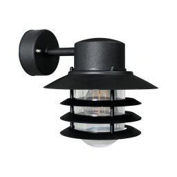 Nordlux - Aplique de parede exterior VEJERS 1xE27/60W/230V IP54 preto