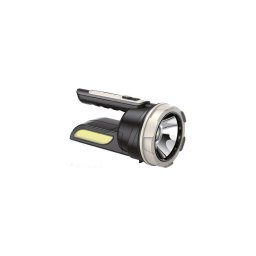 Lanterna LED recarregável 2xLED/3W/5V 210 lm 1200 mAh preta