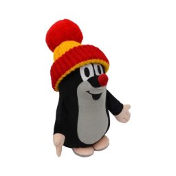 Toupeira de peluche com gorro, 25 cm