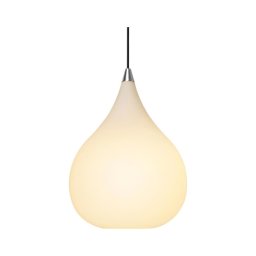 Halo Design 407931 - Lustre suspenso em cabo DROPS 1xE27/40W/230V diâmetro 30 cm branco/cromo mate