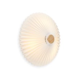 Halo Design 745098-Aplique de parede PARIS 4xG9/28W/230V Ø 50 cm branco/latão/carvalho