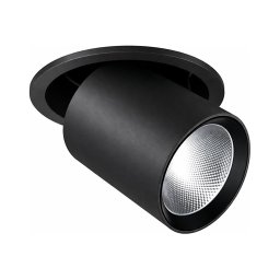 Ideal Lux - Spot de embutir LED NOVA LED/30W/230V Ø 15,4 cm preto