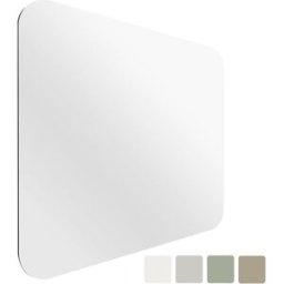 Chameleon Quadro branco CURVE , sem caixilho, com cantos arredondados, LxA 1180 x 1180 mm, branco, Quadro branco CURVE, sem caixilho, com cantos arredondados, LxA 1180 x 1180 mm, branco. Superfície de quadro de elevada qualidade e resistente a riscos em a
