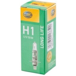 Lâmpada Halogen HELLA H1 LONG LIFE UP TO 3X LONGER LIFE 12V, 55W, 1 peça