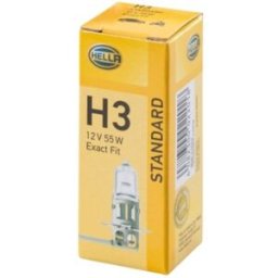 Lâmpada Halogen HELLA H3 Standard 12V, 55W, 1 peça