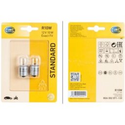 Lâmpada HELLA R10W Standard 12V, 10W, 2 peça