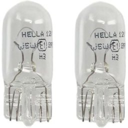 Lâmpada HELLA W5W Standard 12V, 5W, 2 peça