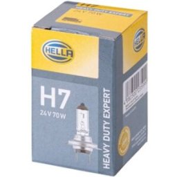Lâmpada Halogen HELLA H7 HEAVY DUTY EXPERT 24V, 70W, 1 peça