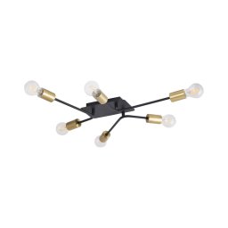 Rabalux 2103 - Candelabro integrado LANNY 6xE27/15W/230V