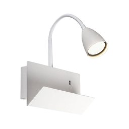 Rabalux 71090 - Candeeiro de parede com prateleira TACITO 1xGU10/25W/230V branco