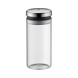 WMF - Frasco de vidro para alimentos DEPOT 1l aço inoxidável