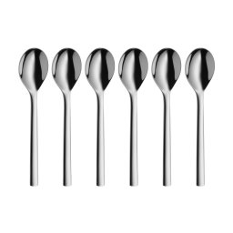 WMF - CONJUNTO 6x Colheres de café NUOVA aço inoxidável