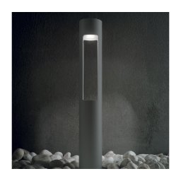 Ideal Lux - Candeeiro exterior ACQUA 1xG9/15W/230V 60 cm IP44 antracite