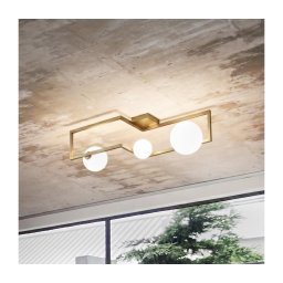Ideal Lux - Candeeiro integrado LED ANGOLO 3xG9/3W/230V latão