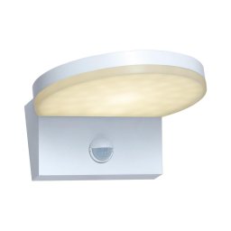 Rabalux 77120 -Iluminação de parede exterior LED com sensor BATIDA LED/9W/230V IP54 branco