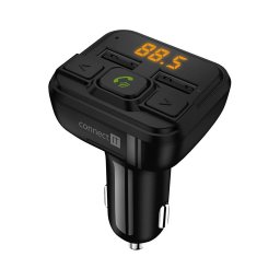 CONNECT IT CCC-8600-BK - Transmissor FM auto c/ função mãos-livres preto