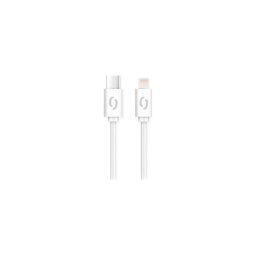 Aligator DATKP51 - cabo USB USB-C / Lightning 30 W Power Delivery 1,5 m branco