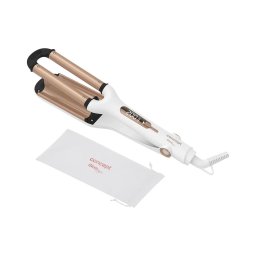Concept KT2140 - Modelador triplo de cachos GLAM STYLE 100W/230V branco/rosa dourado