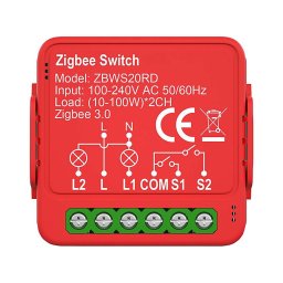 Nedis ZBWS20RD - Interruptor inteligente SmartLife 230V