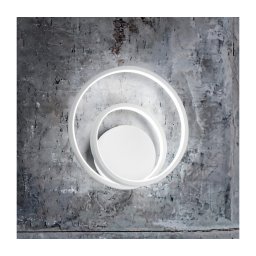Ideal Lux - Aplique de parede LED regulável OZ LED/28W/230V CRI 90 branco