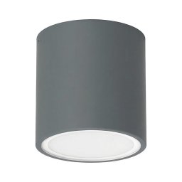 Ideal Lux - Foco de exterior TECHO 1xGU10/20W/230V Ø 9 cm IP54 antracite
