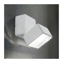 Ideal Lux - Aplique de parede para exterior OMEGA LED/7W/230V IRC 90 IP54 branco