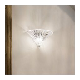 Ideal Lux - Aplique de parede SANTA 1xE14/40W/230V transparente