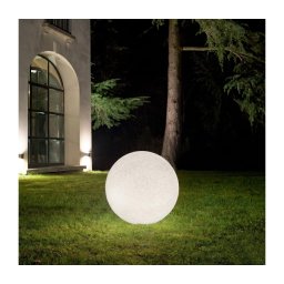 Ideal Lux - Candeeiro de exterior DORIS 1xE27/60W/230V, diâmetro 30 cm, IP44, cinzento