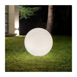 Ideal Lux - Candeeiro exterior DORIS 1xE27/60W/230V Ø 58 cm IP44 cinzento