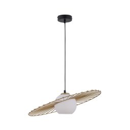 Candelabro num fio SOL 1xE27/60W/230V dourado