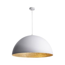 Candelabro suspenso SFERA 1xE27/60W/230V diâmetro 35 cm branco/dourado