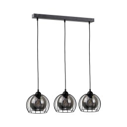 Candelabro suspenso SOLO BLACK 3xE27/60W/230V