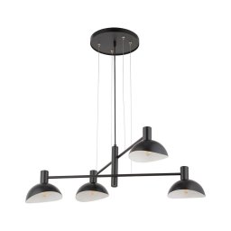Candelabro suspenso ARTIS 4xE14/40W/230V preto