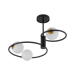 Candelabro suspenso AQUA 3xG9/12W/230V preto