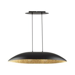 Candelabro suspenso GONDOLA 2xE27/60W/230V preto/dourada