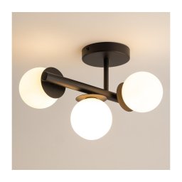Candeeiro integrado AVOLA 3xG9/12W/230V preto