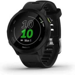 Garmin Forerunner 55 Bluetooth GPS 42mm Preto MIP Resistente 5ATM Cardio Sono