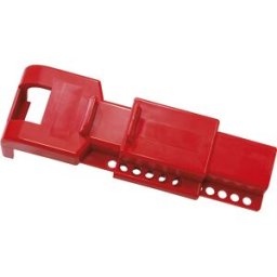 ABUS Bloqueio da válvula de borboleta V600 , embalagem de 3 unid., vermelho, Bloqueio da válvula de borboleta V600, embalagem de 3 unid., vermelho. Bandejas de plástico para encaixar. Para a segurança de válvulas contra o religamento não intencional em ca