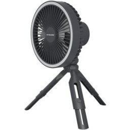 Nitecore NEF10 Portable Fan, cinzento, com powerbank e lanterna