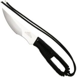 Ontario Hunt Plus Caper 9718C Satin 420HC, Black Paracord, faca fixa de peles