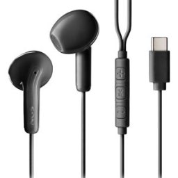 Auriculares Cross Glide c/ Fios USB-C (Preto) - NGS