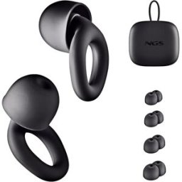 Pack 4x Esponjas Nono p/ Auriculares (Preto) - NGS
