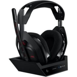 Auscultadores Headset G Astro A50 (Gen 5) LightSpeed Wireless + Base Station (Preto) - LOGITECH