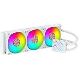 Water Cooler Oceanic LCD 360 ARGB 120mm (Branco) - ABYSM
