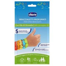 Chicco Pulseira Perfumada Óleo Citronela 5 un