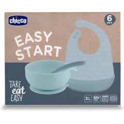 Chicco Easy Start Conjunto Alimentação Azul +6m