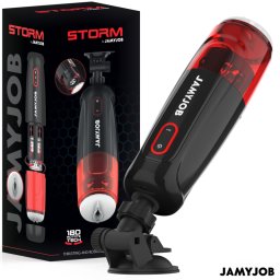 JAMYJOB - STORM MASTURBADOR VAGINAL AUTOMÁTICO COM 10 MODOS, ROTAÇÃO E EMPURRAR
